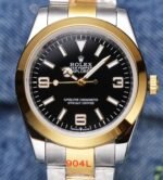 EXPLORER 41MM GOLD STEEL BLACK DIAL - Image 3