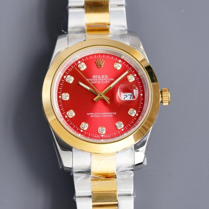 13272391601129962_3842c09e-9f01-40a6-8c99-5e2a50176ad1-1 DATEJUST 41MM OYSTER PERPETUAL DATEJUST DIAMOND NUMERALS - Option 1 Yellow Dial - Option 2 Japan Movement - Image 1