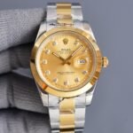 DATEJUST 41MM OYSTER PERPETUAL DATEJUST DIAMOND NUMERALS - Option 1 Yellow Dial - Option 2 Japan Movement - Image 2