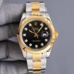 DATEJUST 41MM OYSTER PERPETUAL DATEJUST DIAMOND NUMERALS - Option 1 Yellow Dial - Option 2 Japan Movement - Image 3