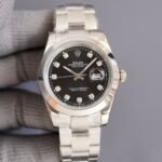 DATEJUST 41MM STEEL SMOOTH BEZEL DIAMOND NUMERALS - Option 1 Grey Dial - Option 2 Japan Movement - Image 2