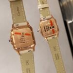 PANTHERE DE CARTIE DIAMOND BEZEL ROSE GOLD BEIGE LEATHER - Option 1 22mm - Option 2 Japan Movement - Image 3