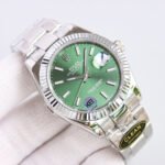 DATEJUST 41MM STEEL CASE GREEN DIAL