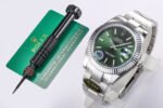 DATEJUST 41MM STEEL CASE GREEN DIAL - Image 2