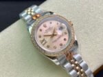 DATEJUST 28 TWO-TONE PINK GOLD DIAMOND BEZEL - Image 2