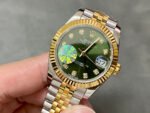 DATEJUST 31MM GOLD STEEL GREEN DIAL - Image 3