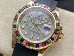 Rolex Yacht-Master 40 Rainbow with White Diamond Dial - Image 3