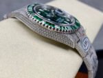 Rolex Submariner Date Green Dial Full Diamond - Image 3