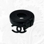 Chanel CC Minimalist Belt (Matte Black / So Black Hardware)