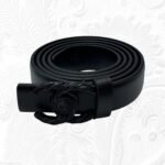 Chanel CC Filigree Belt (Matte Black / So Black Hardware)