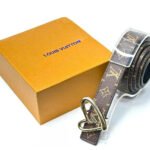 Louis Vuitton LV Heart Monogram Canvas Belt (Gold Hardware)