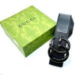 Gucci Interlocking G Belt (Matte Black)