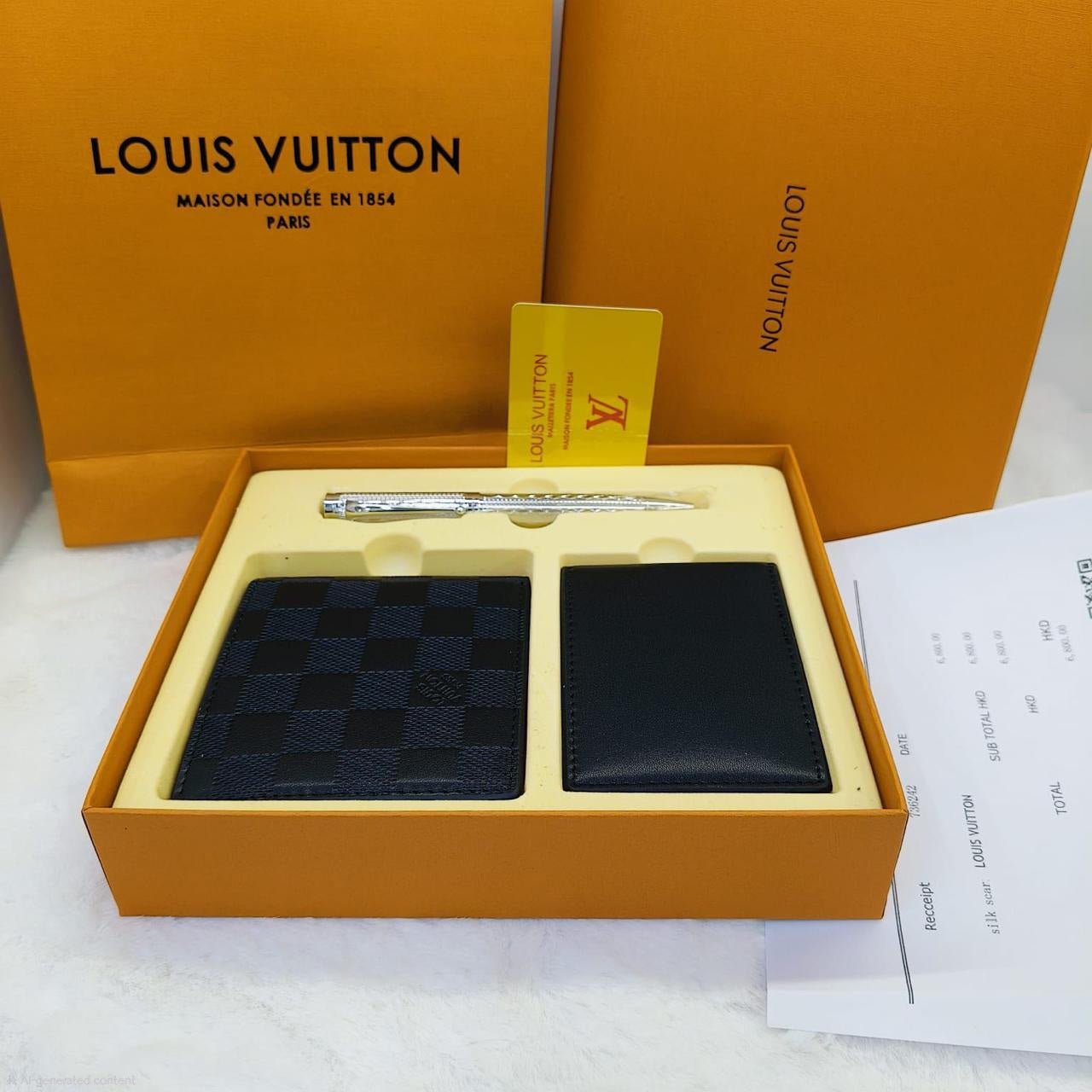 IMG-20260421-WA0282_1_b9e122d3-bcc8-435d-9378-f97805240578 Louis Vuitton Damier Graphite Wallet & Accessories Set - Image 1