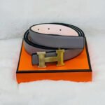 Hermès Constance Belt (Ash White)
