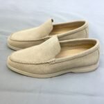Loro Piana Summer Walk Loafers (Light Beige/Cream)