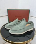 Loro Piana Summer Walk Loafers (Mentha/Light Green) - Image 2