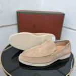 Loro Piana Summer Walk Loafers (Sand/Beige)