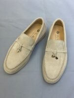 Loro Piana Summer Charms Walk Loafers (Sand/Beige) - Image 2