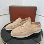 Loro Piana Summer Walk Loafers (Sand/Beige)