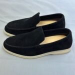Loro Piana Summer Walk Loafers (Black)
