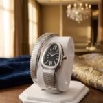 Bvlgari Serpenti Tubogas (Stainless Steel / Black Dial)