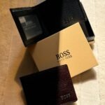 BOSS Hugo Boss Textured Leather Bi-Fold Wallet (Dark Burgundy / Wine Red)
