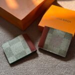 Louis Vuitton Multiple Wallet (Damier Pop Heritage Khaki Green & Brown)