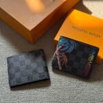 Louis Vuitton Multiple Wallet (Damier Cobalt Regatta Jungle / Monkey & Palm Tree)