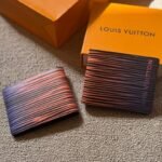 Louis Vuitton Multiple Wallet Epi Leather Sunset Stripe (Black/Orange/Purple Gradient)