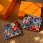 Louis Vuitton Multiple Wallet Monogram Surfin' (Bright Blue Tropical / Multicolor)