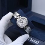 Piaget Traditional Watch / Piaget Protocole Diamond Cushion Watch (Silver / White Gold)