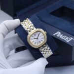 Piaget Traditional Watch / Piaget Protocole Diamond Cushion Watch (Two-Tone Silver & Gold)