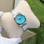 Gucci G-Timeless Cushion Diamond (Turquoise / Tiffany Blue)