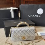 CHANEL Chanel Mini Flap Bag in Quilted Leather with Chain 23 ✨