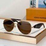 Louis Vuitton Z3463U LVision Light Pilot Sunglasses ✨