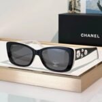 CHANEL 5186A Sunglasses W/ 3D Flower Side Detail 🖤