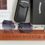 CHROME HEARTS PILLS V Floral Temple Rimless Photochromic Glasses ⚜️