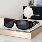 CHANEL 6030S Rectangular Vintage Sunglasses Chanel Eyewear 🖤