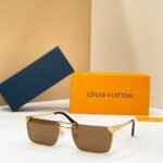 Louis Vuitton Z3206U LV Heritage Metal Low Square Sunglasses ✨