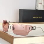 BALENCIAGA BB0383S-001 - UNISEX PANTOS Sunglasses🖤