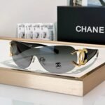 CHANEL CC Logo 4125 Shield SUNGLASSES🖤