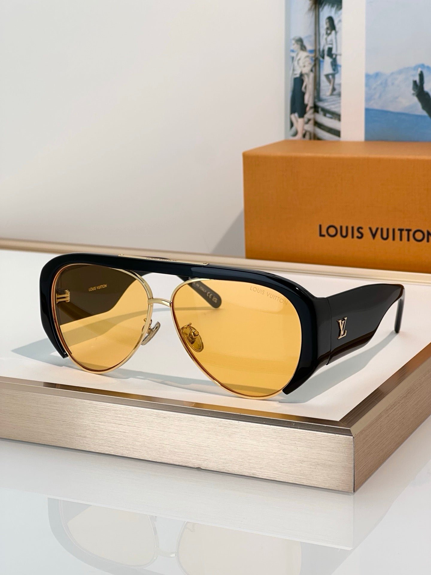 Image48_3702ded3-5efb-44f3-8b3f-8c881270b601 Louis Vuitton Z3399U LVision Pilot Sunglasses ✨ - Image 1