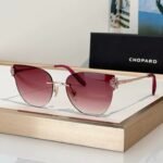 Chopard VCHL61S - 300K Polished Rose Gold-Silver Sunglasses ✨