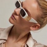 Balenciaga Eyewear BA 0096S rectangle-frame sunglasses Unisex🖤
