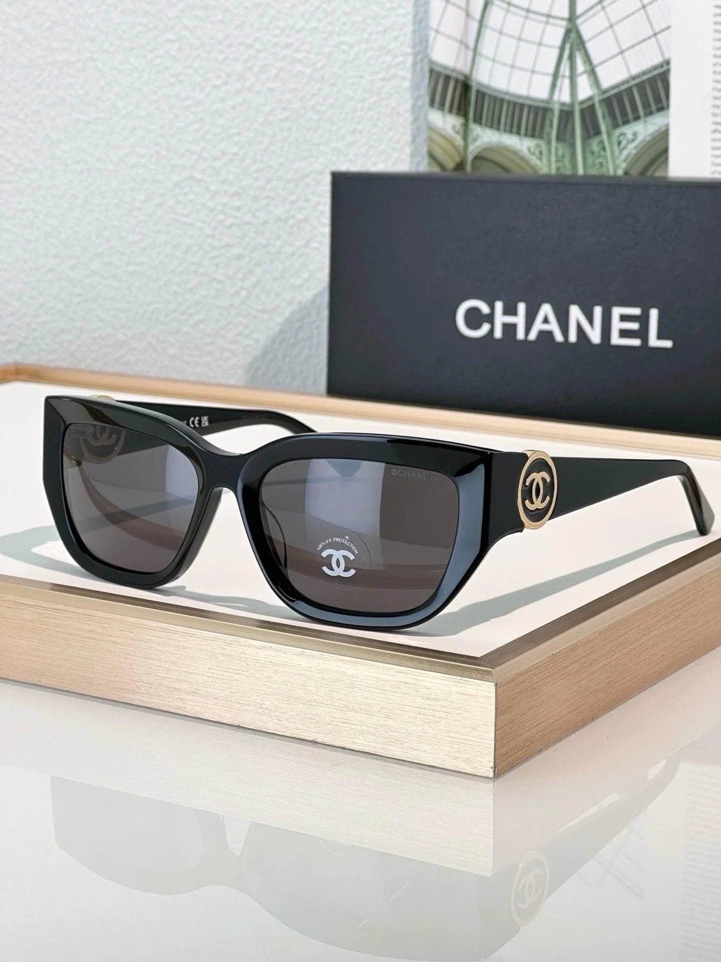 Image89_c4df1d4a-cd19-4120-862c-645ff3d8ed02 CHANEL RECTANGLE Sunglasses 9521 🖤 - Image 1