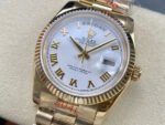 DAY-DATE 36MM GOLD CASE WHITE DIAL - Image 3