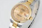 Rolex Datejust 31mm Two-Tone Yellow Gold Fluted Bezel Champagne Dial - Image 3
