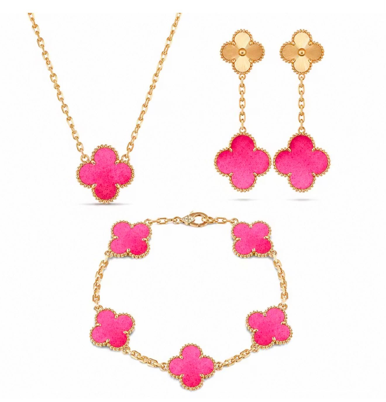 PHOTO-2026-09-07-21-08-25 Van Cleef & Arpels Vintage Alhambra set - Image 1