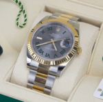 Rolex Datejust 41mm Wimbledon Roman Dial Oyster - Image 2