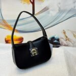 Aigner A185 Shoulder Bag – Black, 20 cm